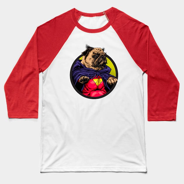 Dogster Druid Baseball T-Shirt by ThirteenthFloor